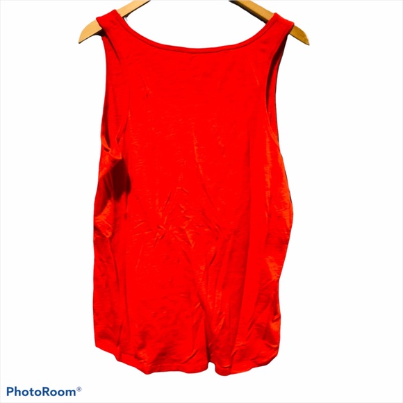 ⭐️ Red Easy T Tank Top - Picture 2 of 4